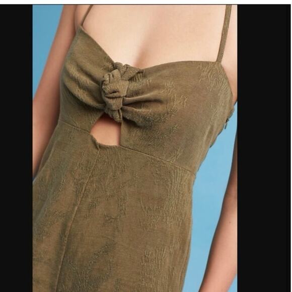 Anthropologie‎ Elevenses Jumpsuit Olive Green - Picture 5 of 12